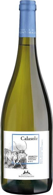 Вино Rocca di Montemassi. Каласоле Верментіно 2022 біле 0,75л 12,5%